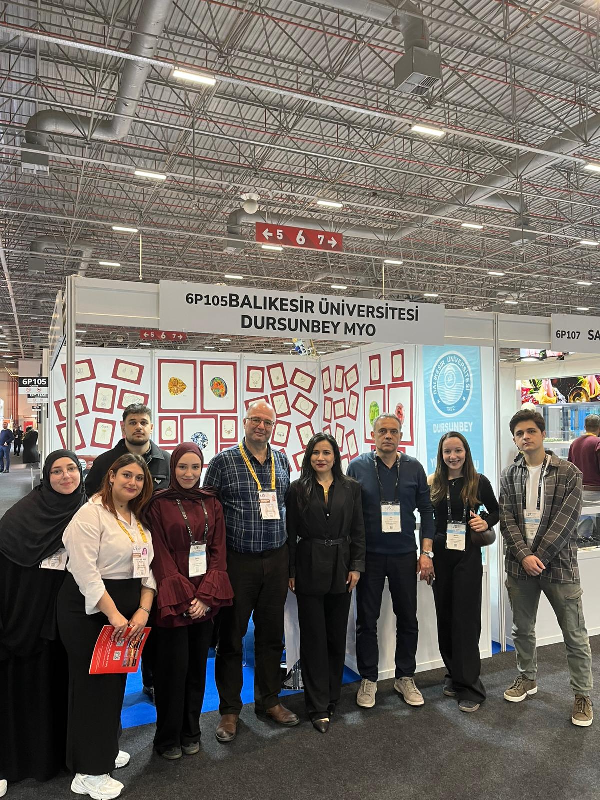 Dursunbey MYO Kuyumculuk ve Takı Tasarım Programı İstanbul Takı Fuarına katıldı