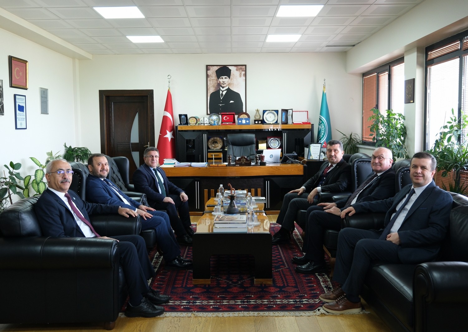 ASBÜ Rektörü Arıcan’dan Rektör Oğurlu’ya Ziyaret 2