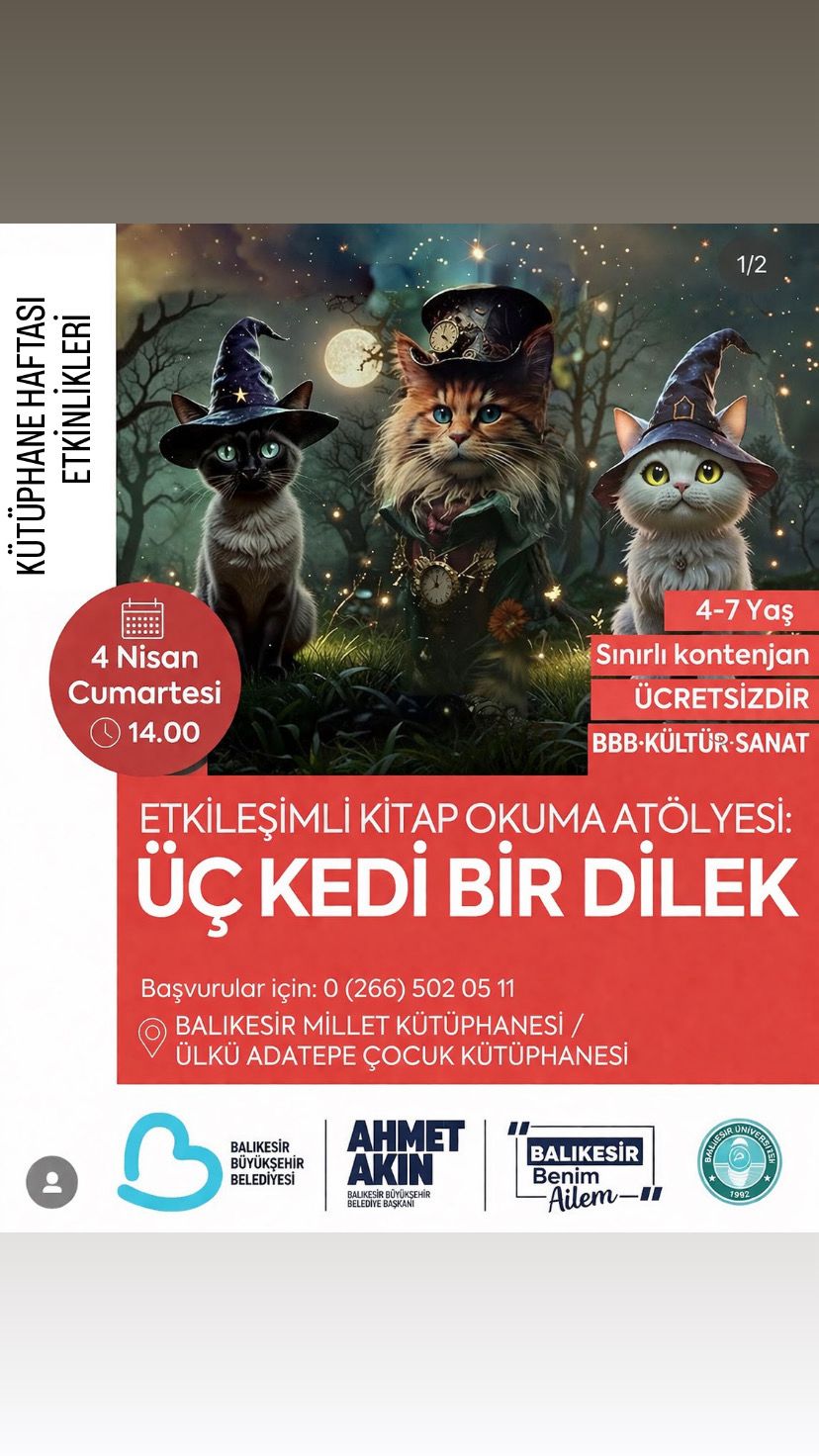 Topluma Hizmet Uygulamaları: Etkileşimli Kitap Okuma Etkinlikleri 1