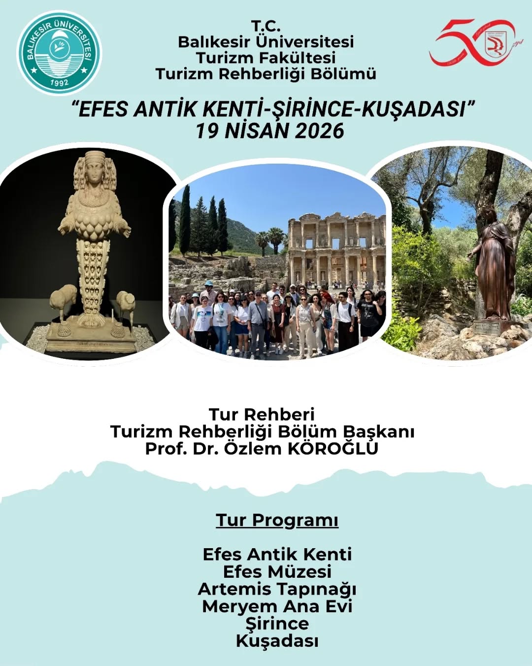 Efes Antik Kenti-Şirince-Kuşadası Teknik Gezi