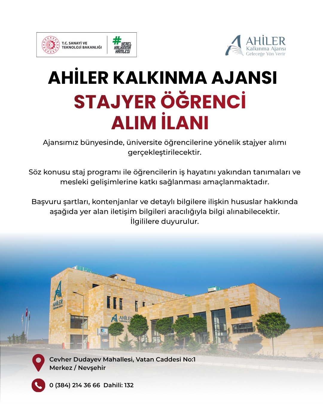Üniversite Öğrencilerine Staj İmkanı Hk. 1