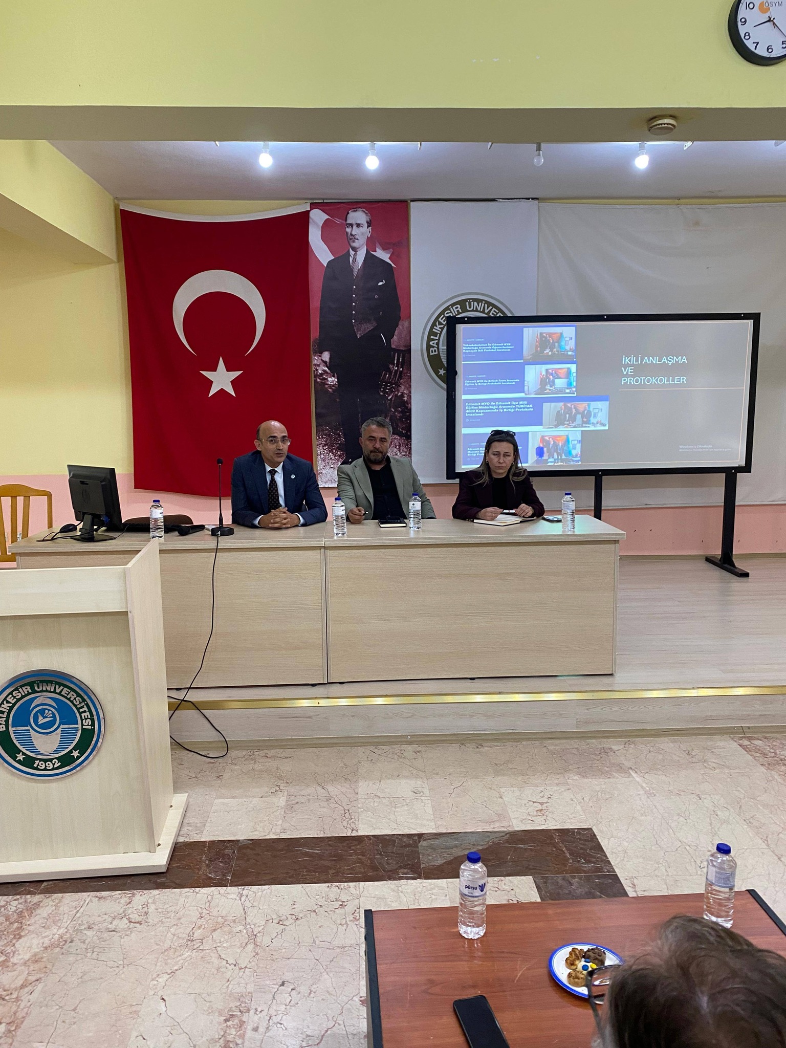 Edremit Vocational School Advisory Board Meeting Held: Quality in Education and New Programs Discussed