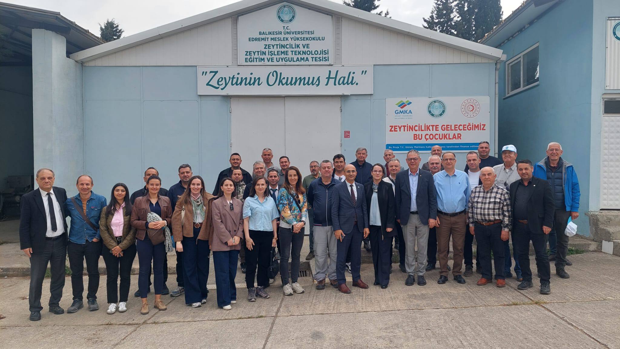 The Bandırma Commodity Exchange Delegation Examined Balıkesir University's Olive Cultivation Infrastructure in Edremit On-Site