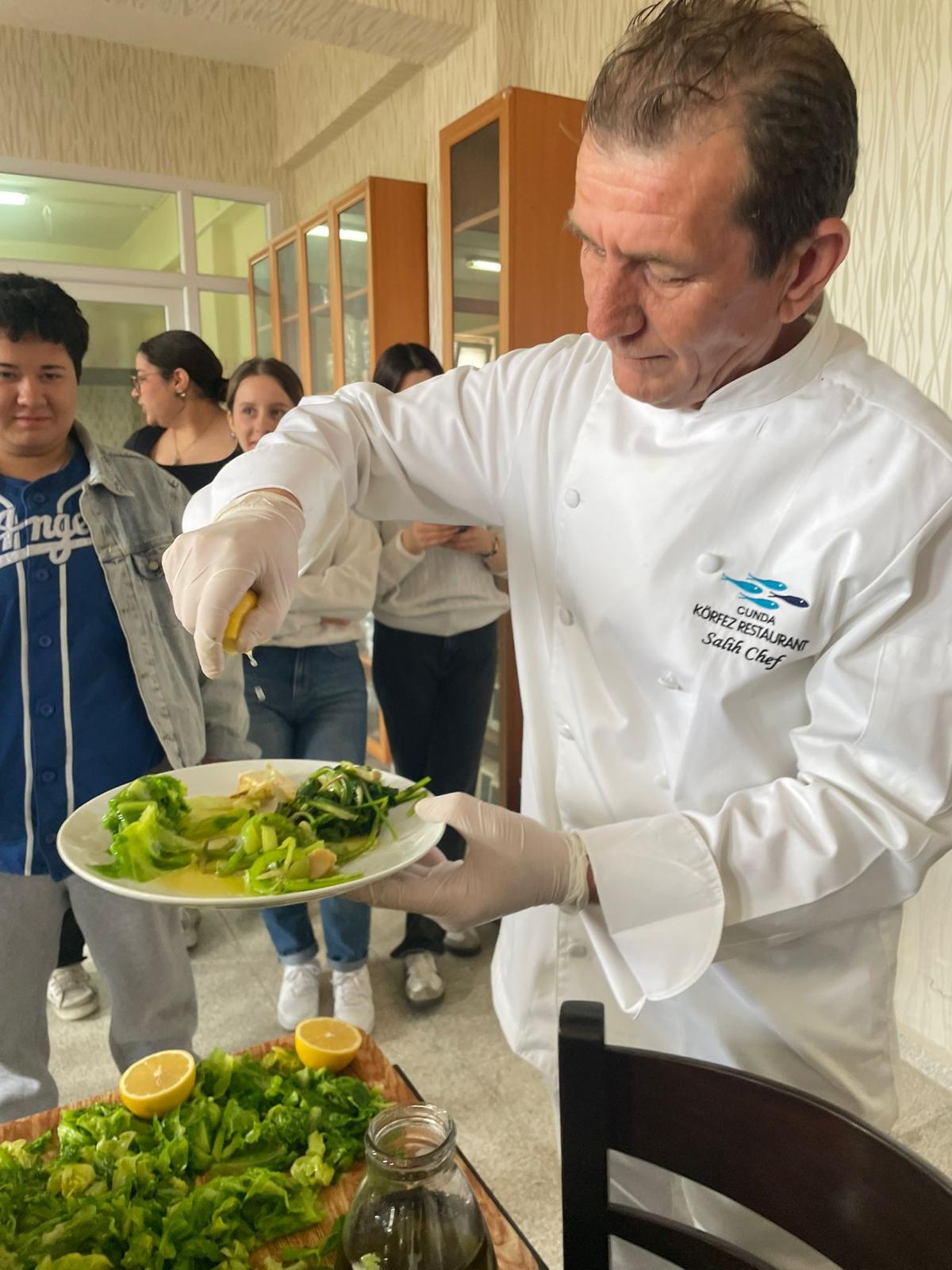 "Olive Oil Herb Dishes" Event in the Kitchen Services Course 2