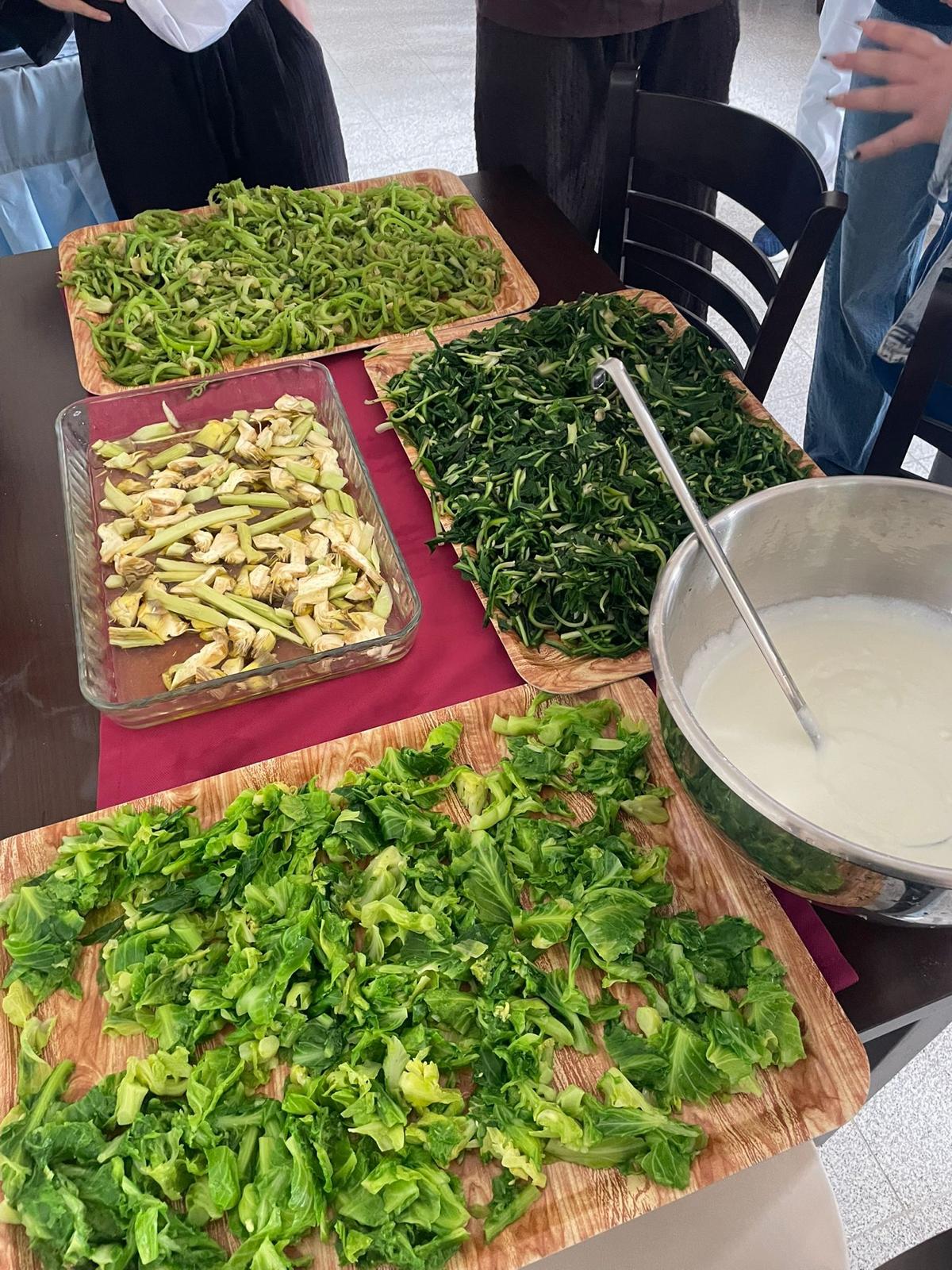 "Olive Oil Herb Dishes" Event in the Kitchen Services Course 3