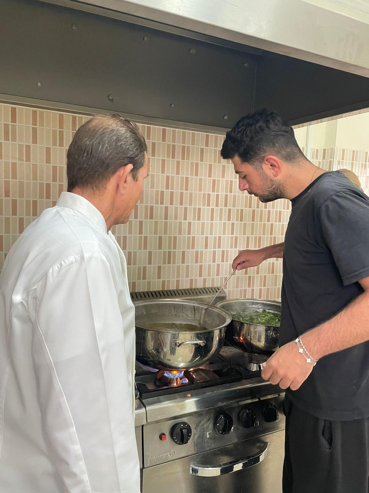 "Olive Oil Herb Dishes" Event in the Kitchen Services Course 5