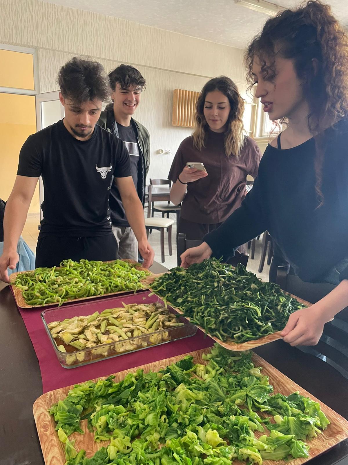 "Olive Oil Herb Dishes" Event in the Kitchen Services Course 12