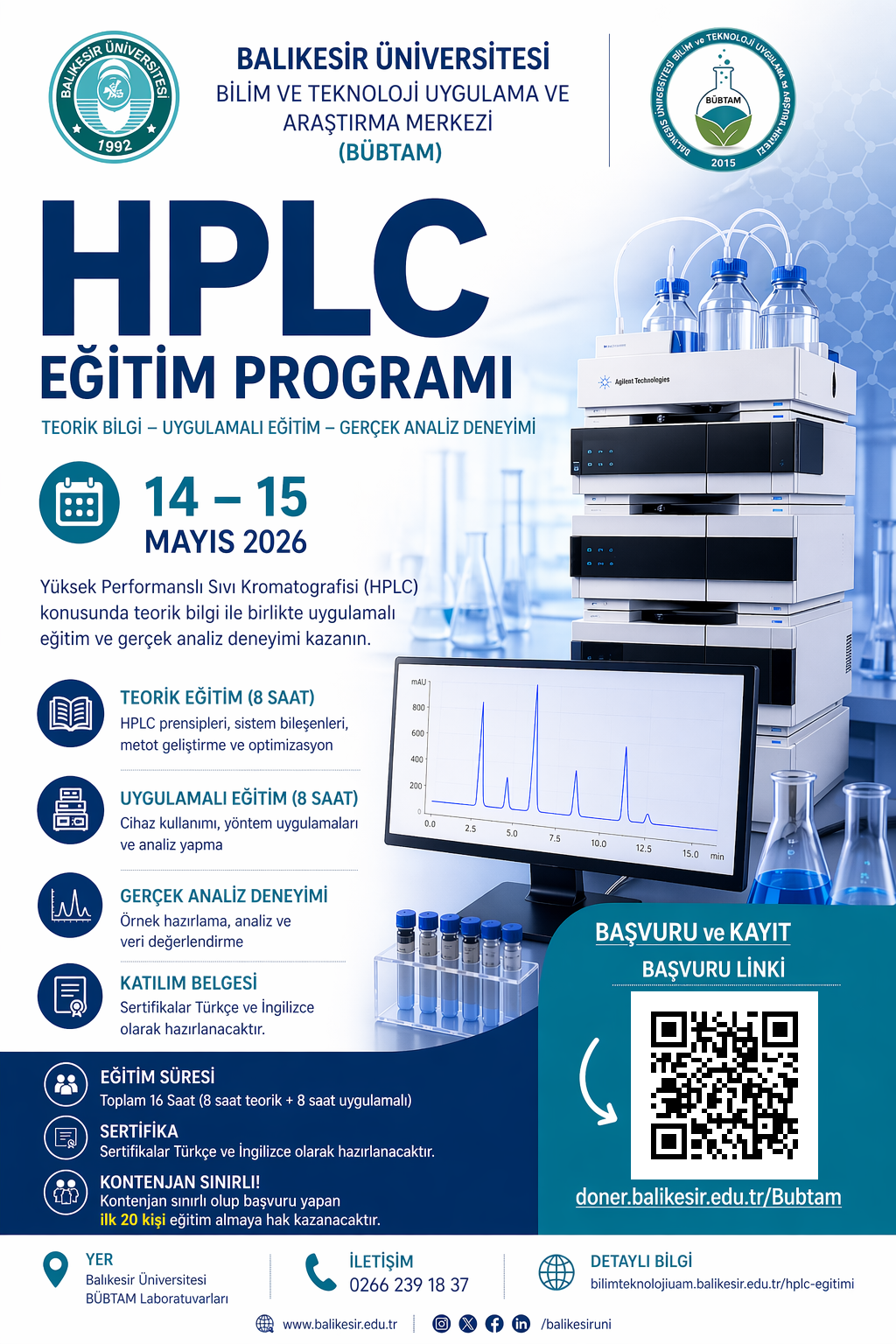 HPLC Eğitim Programı Afişi