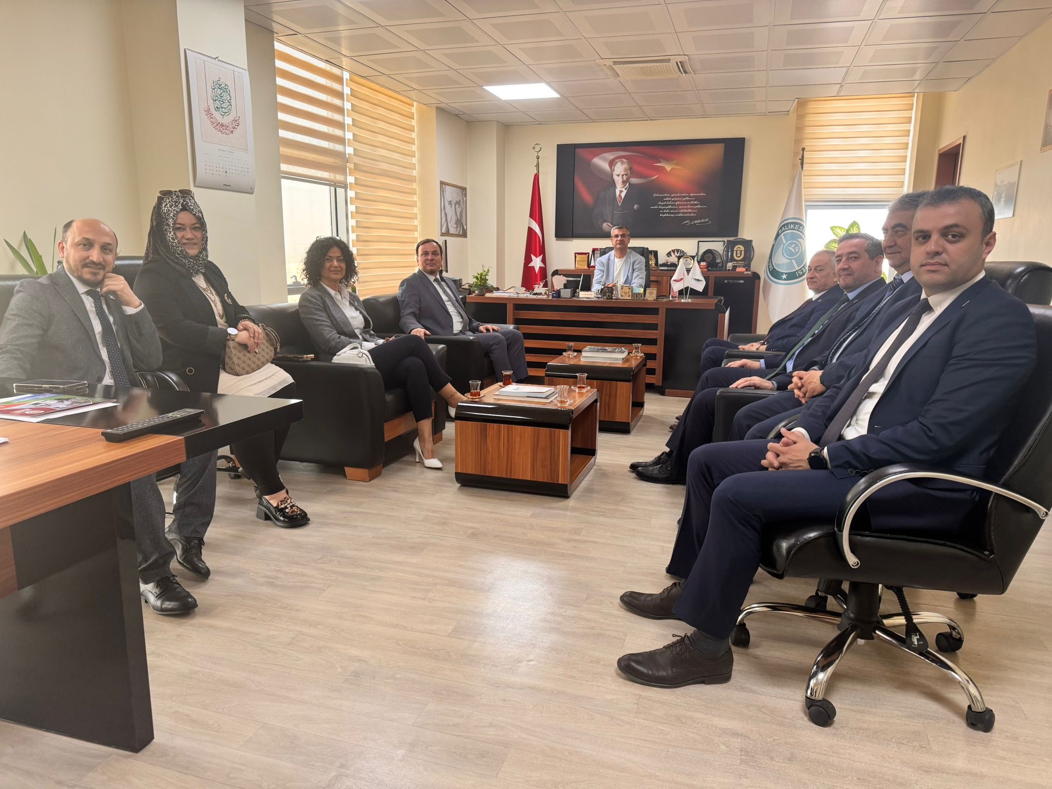 Balıkesir SMMM Odası Yönetiminden Dekanımıza Ziyaret 2