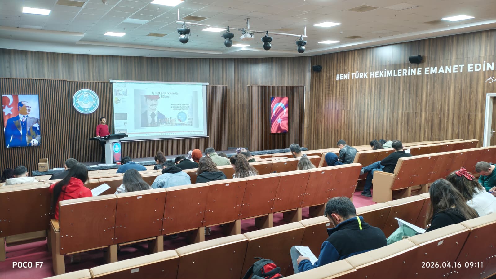 Sağlık Uygulama ve Araştırma Merkezimizde İş Sağlığı ve Güvenliği Eğitimi Gerçekleştirildi 7