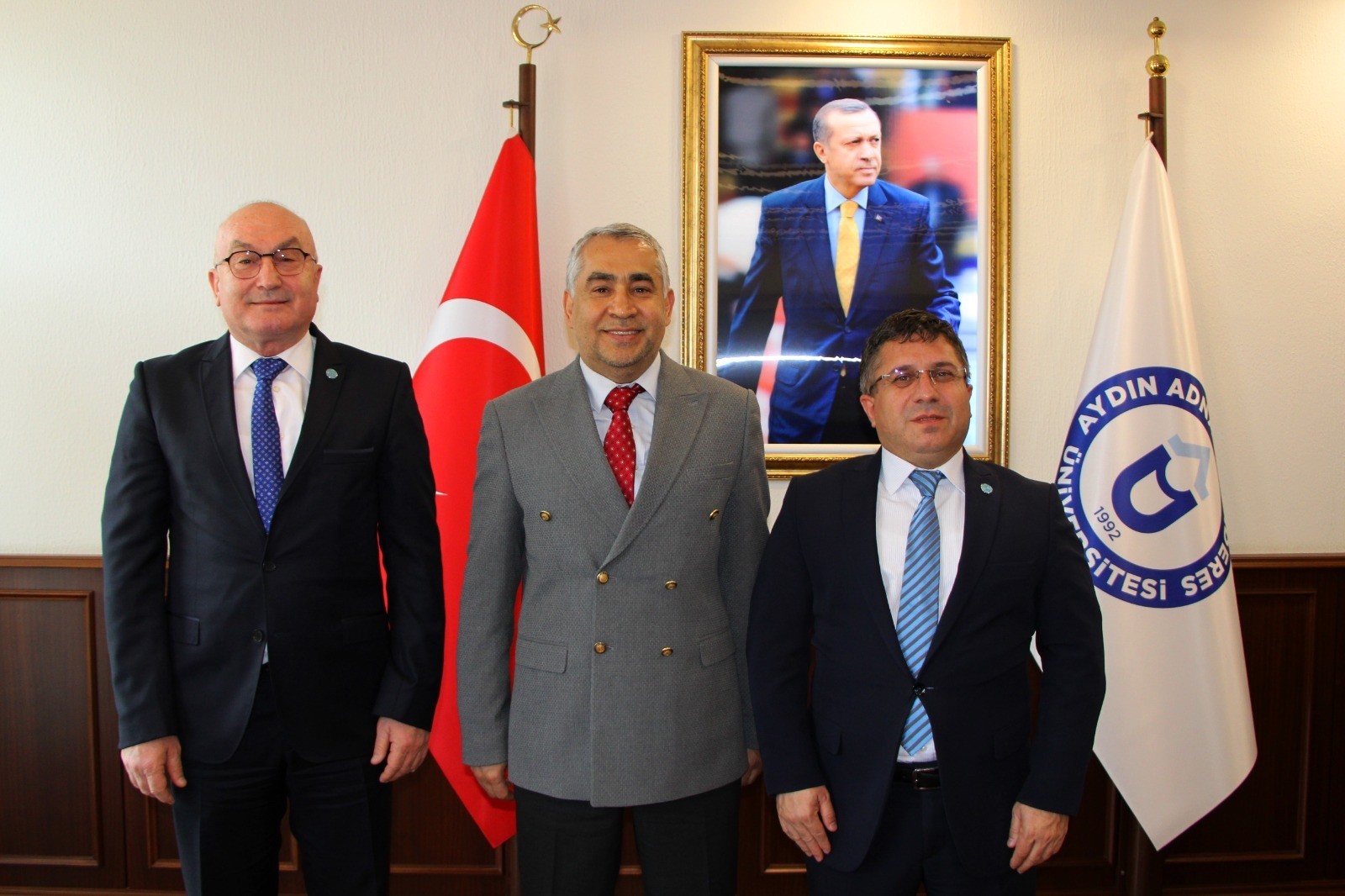 Rektör Oğurlu’dan ADÜ Rektörü Prof. Dr. Bülent Kent’e Ziyaret 3