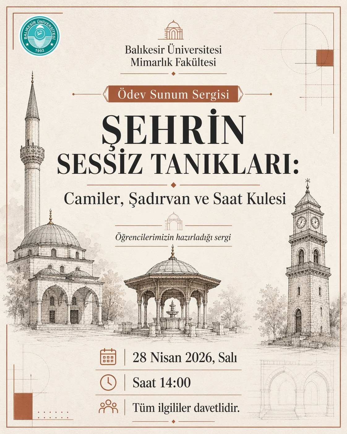 Ödev Sunum Sergisi: Şehrin Sessiz Tanıkları
