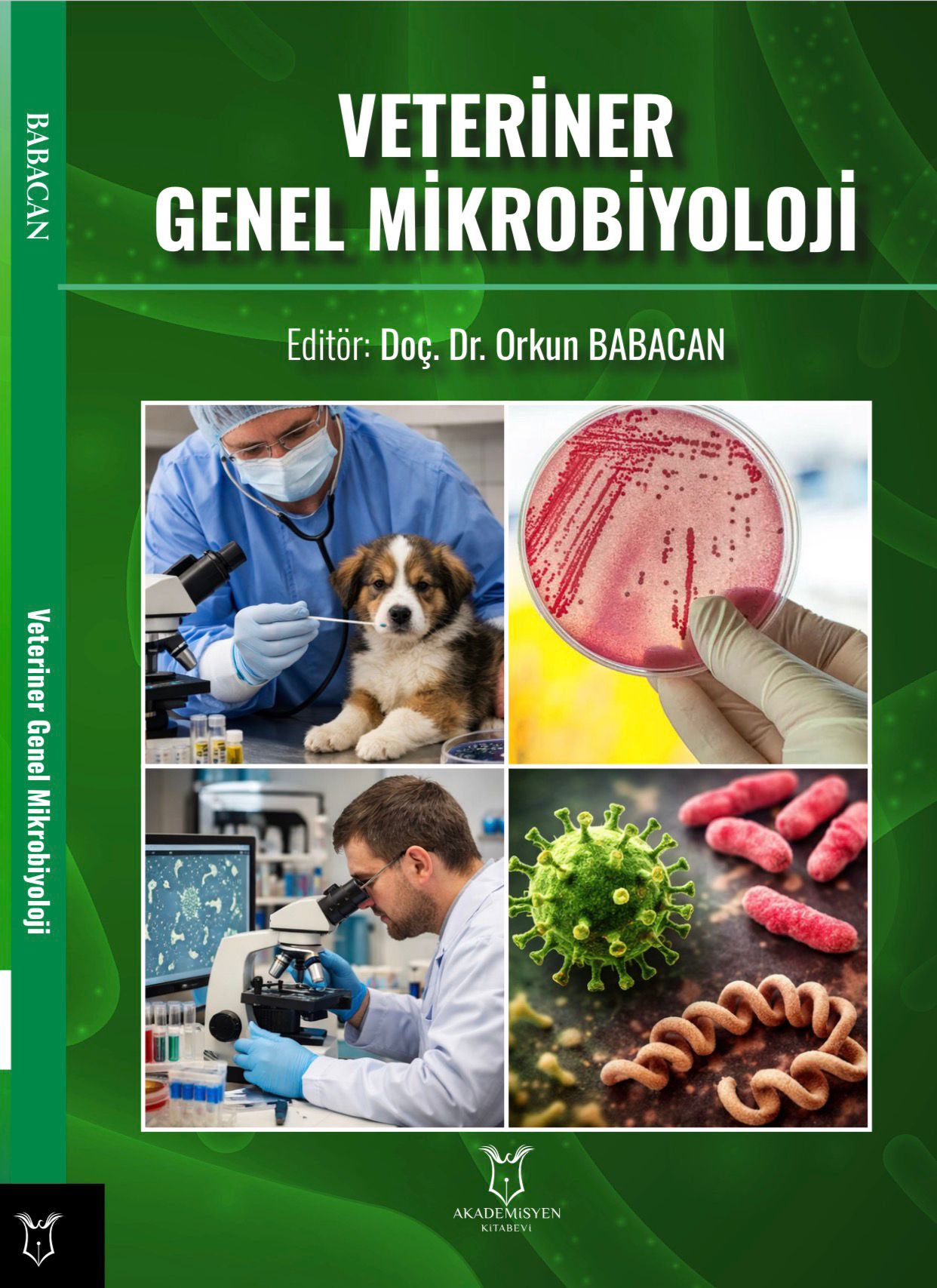 Bölüm Başkanımız Doç. Dr. Orkun BABACAN'ın editörü olduğu 'Veteriner Genel Mikrobiyoloji' kitabı Akademisyen Yayınevi Tarafında Yayınlandı. 