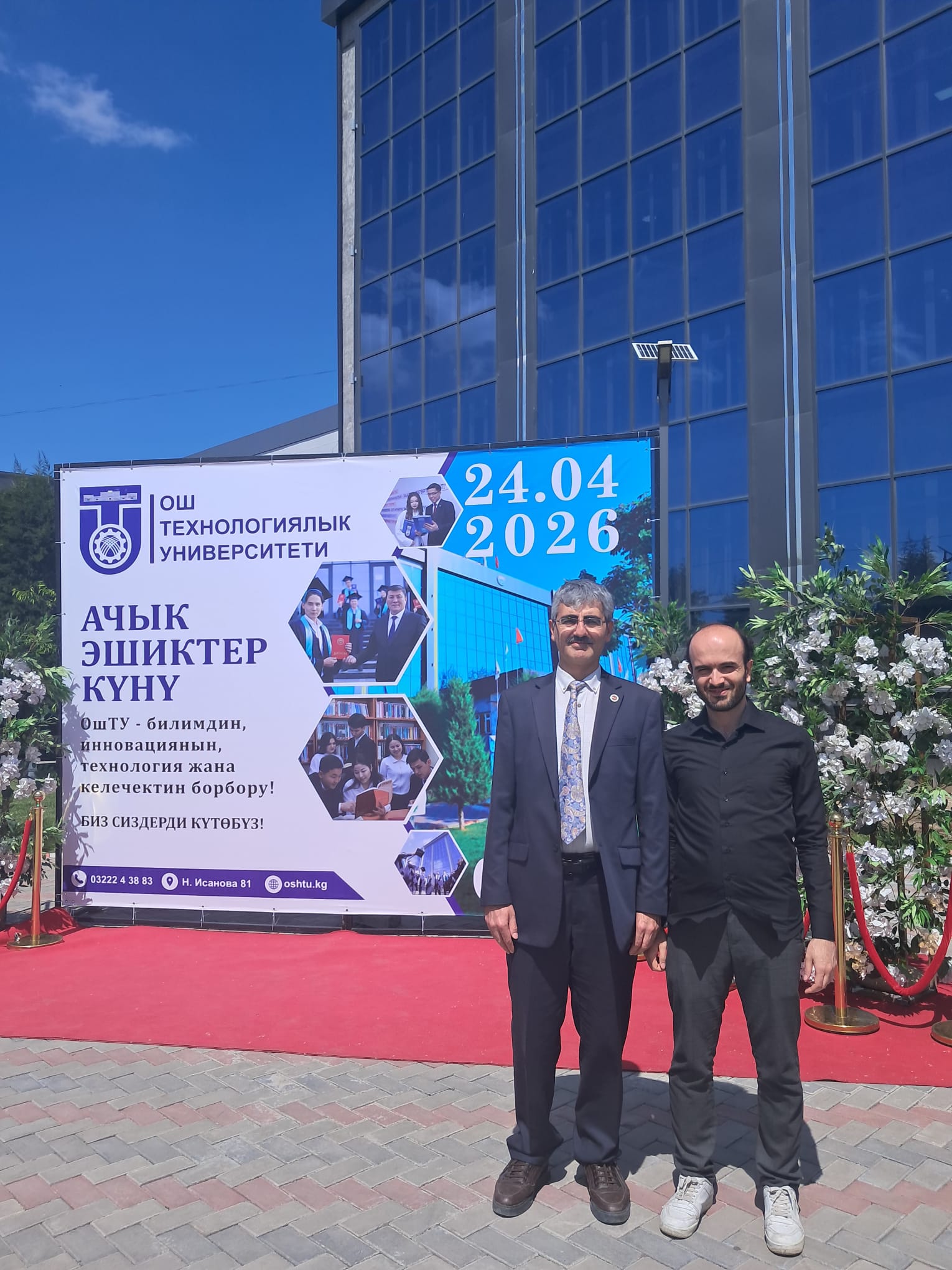 Akademisyenlerimiz Oş Teknik Üniversitesi Ziyareti