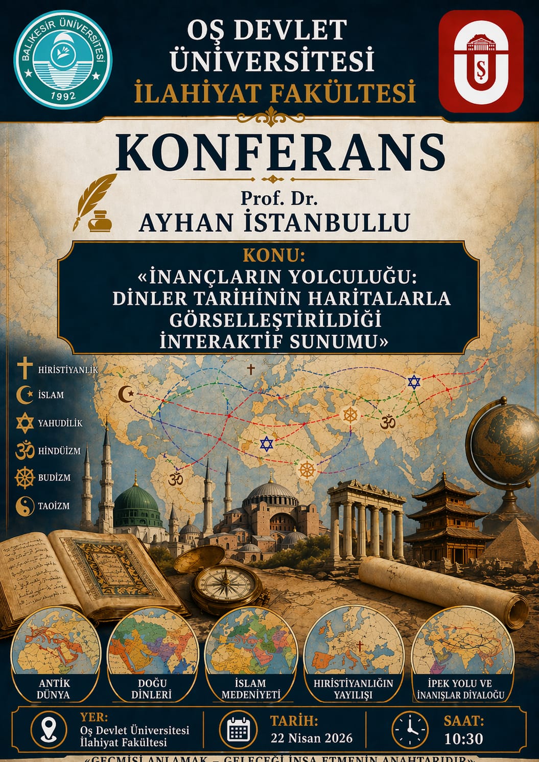 HOCALARIMIZ KIRGIZİSTAN OŞ DEVLET ÜNİVERSİTESİ İLAHİYAT FAKÜLTESİNDE 16