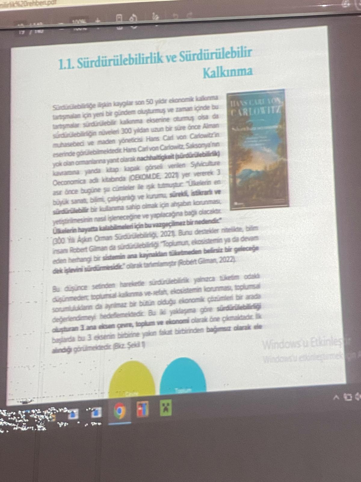 Meslek Yüksekokulumuzda Sürdürülebilirlik ve Çevre konulu seminer gerçekleştirildi. 1