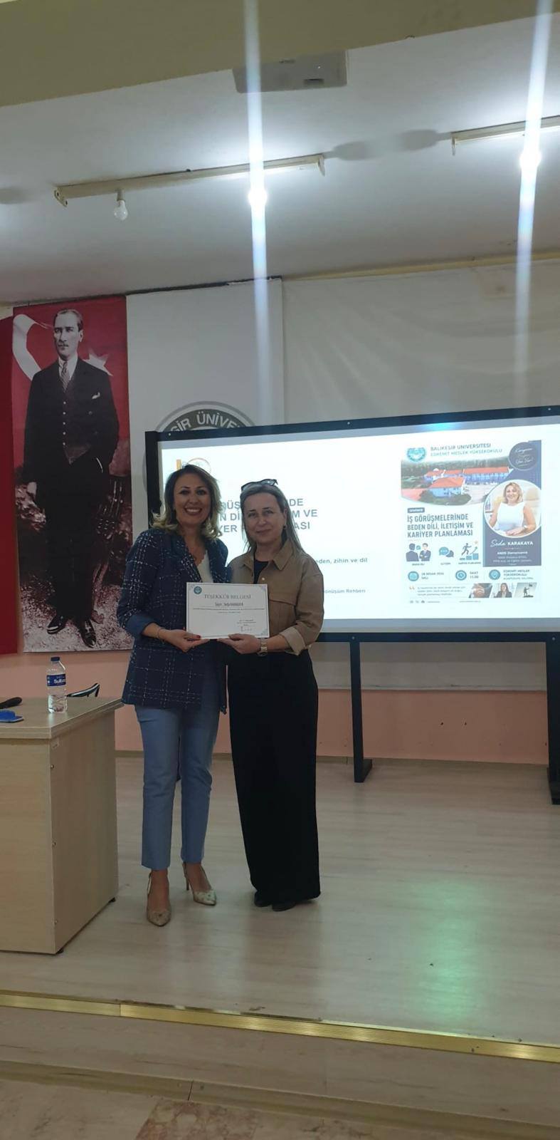 Career-Oriented Seminar Held at Edremit Vocational School