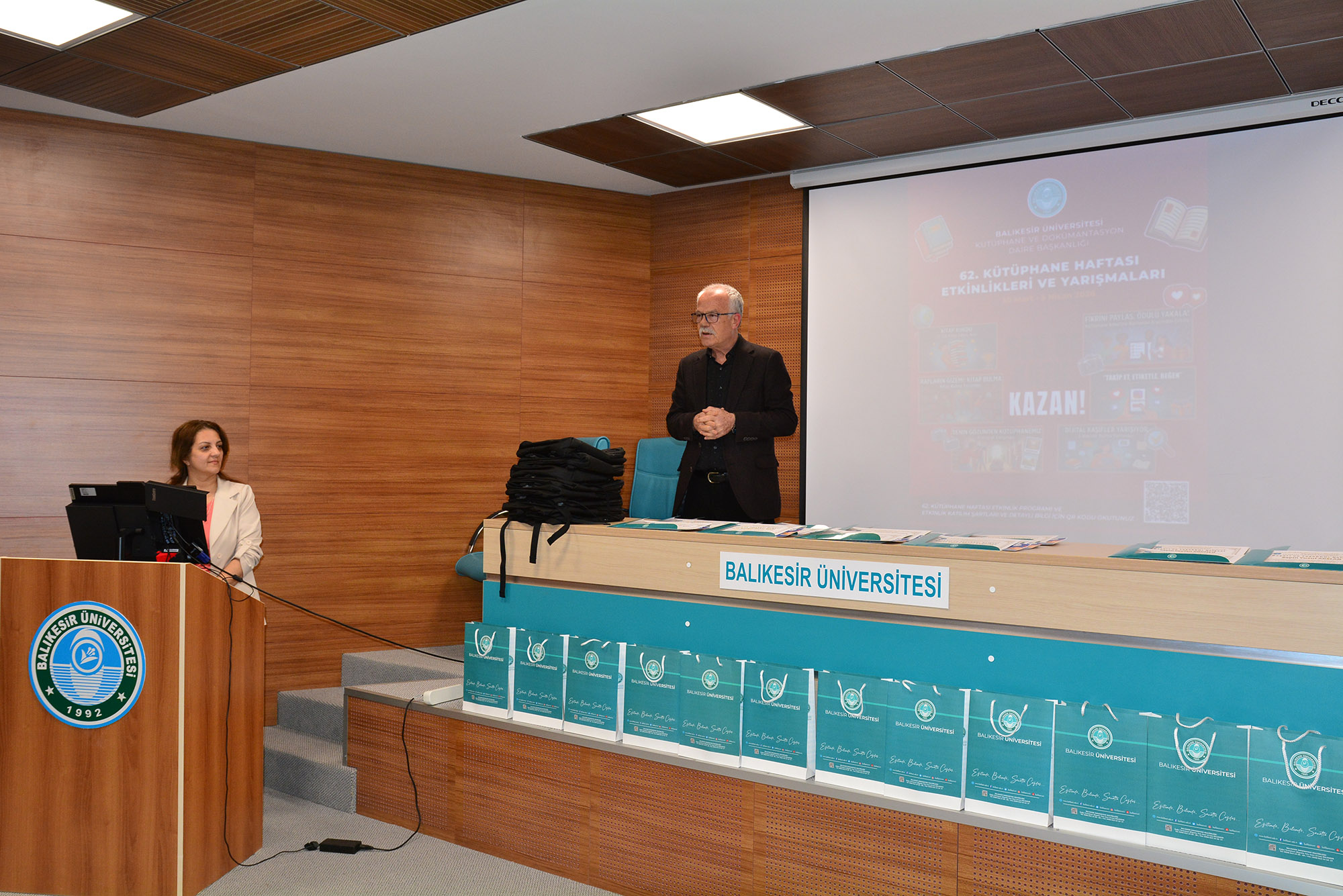 Our student, Yüsra Nejan Sandıkcı, won first place in the "Mystery of the Shelves: Book Finding Competition," held as part of the 62nd Library Competition organized by our university. 5