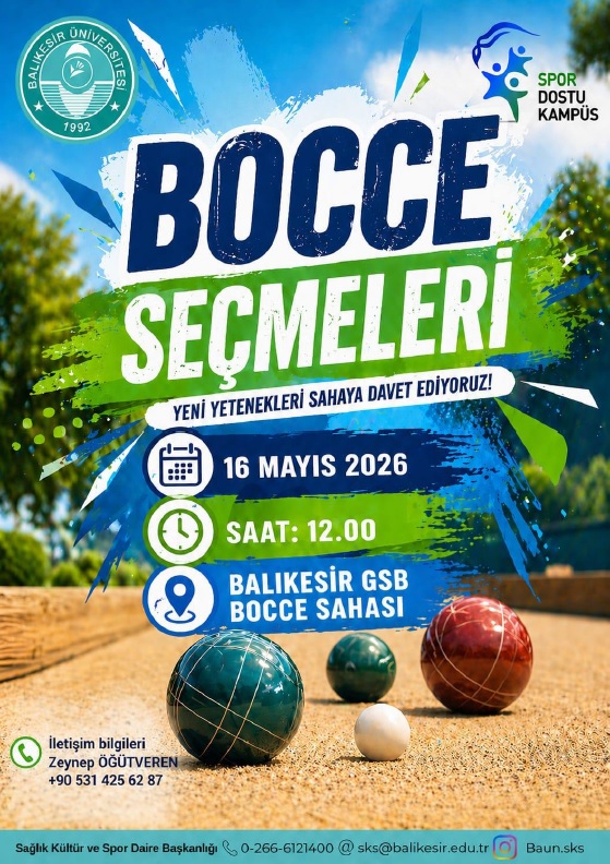 BOCCE TAKIMI SPORCU SEÇMELERİ 1