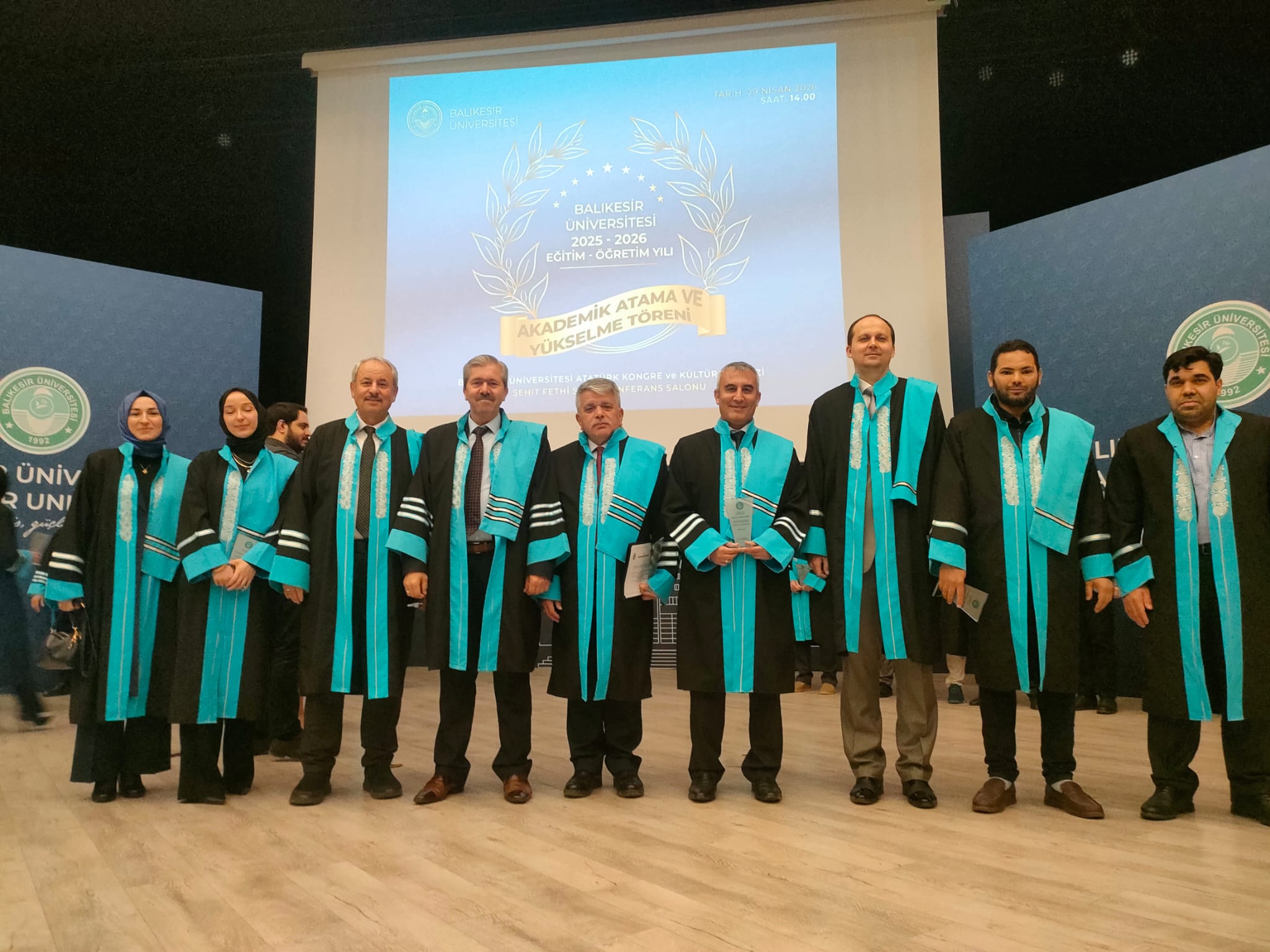 Fakültemiz Öğretim Üyeleri Belgelerini Aldı 2