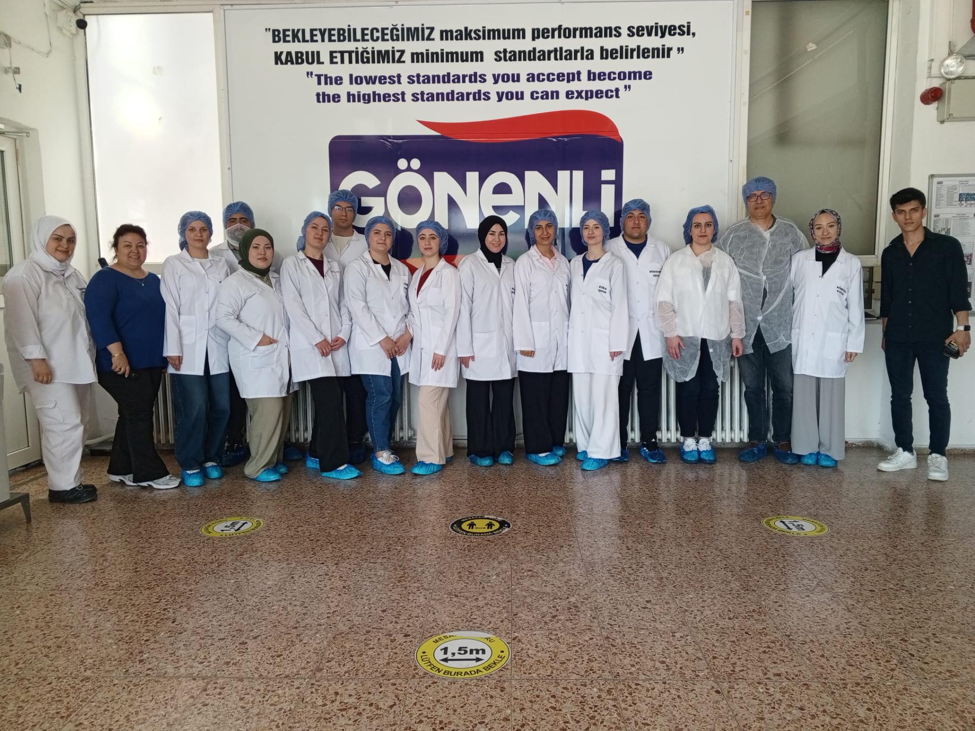 Gıda Kalite Kontrolü ve Analizi Programı Öğrencileri Gönenli Süt ve Süt Ürünleri Teknik Gezi