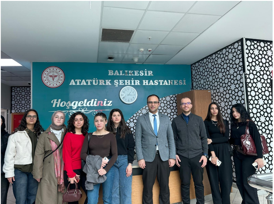 Dijital Sağlık Sistemleri Teknikerliği Öğrencilerinden Balıkesir Atatürk Şehir Hastanesi’ne Teknik Gezi 2