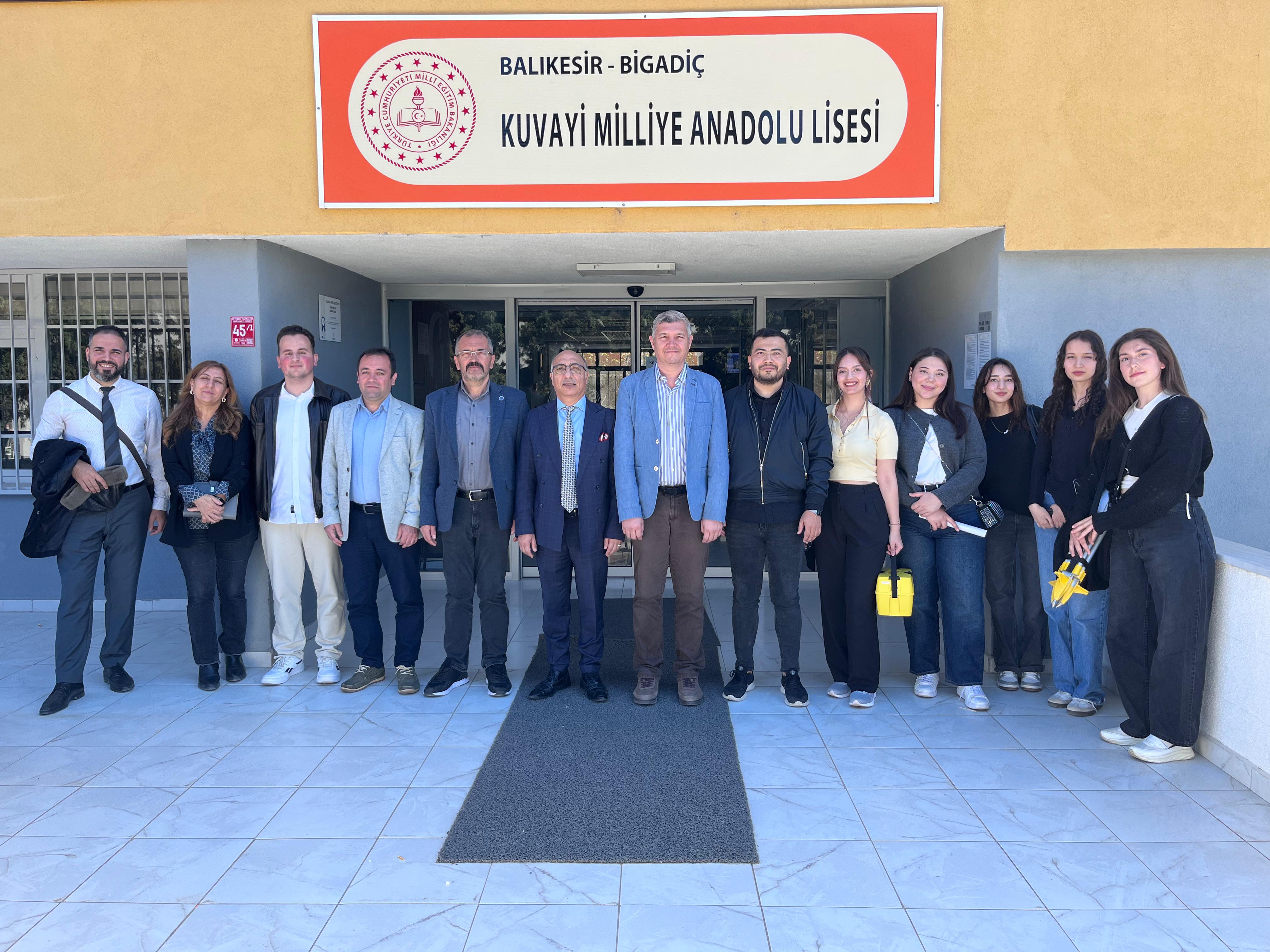 Elektrik Programından Kuvayi Milliye Anadolu Lisesine Ziyaret