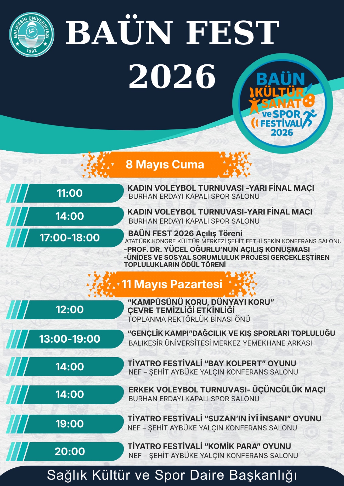 BAÜN FEST GENÇLİK KÜLTÜR SANAT VE SPOR FESTİVALİ 1