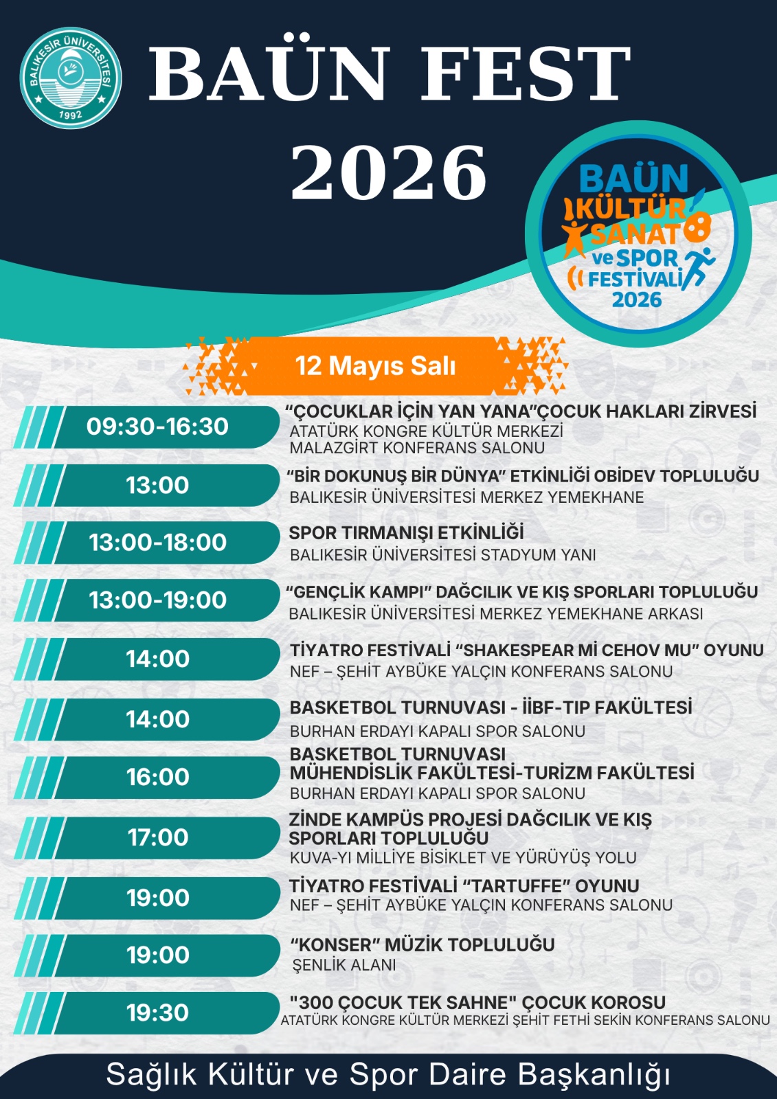 BAÜN FEST GENÇLİK KÜLTÜR SANAT VE SPOR FESTİVALİ 2