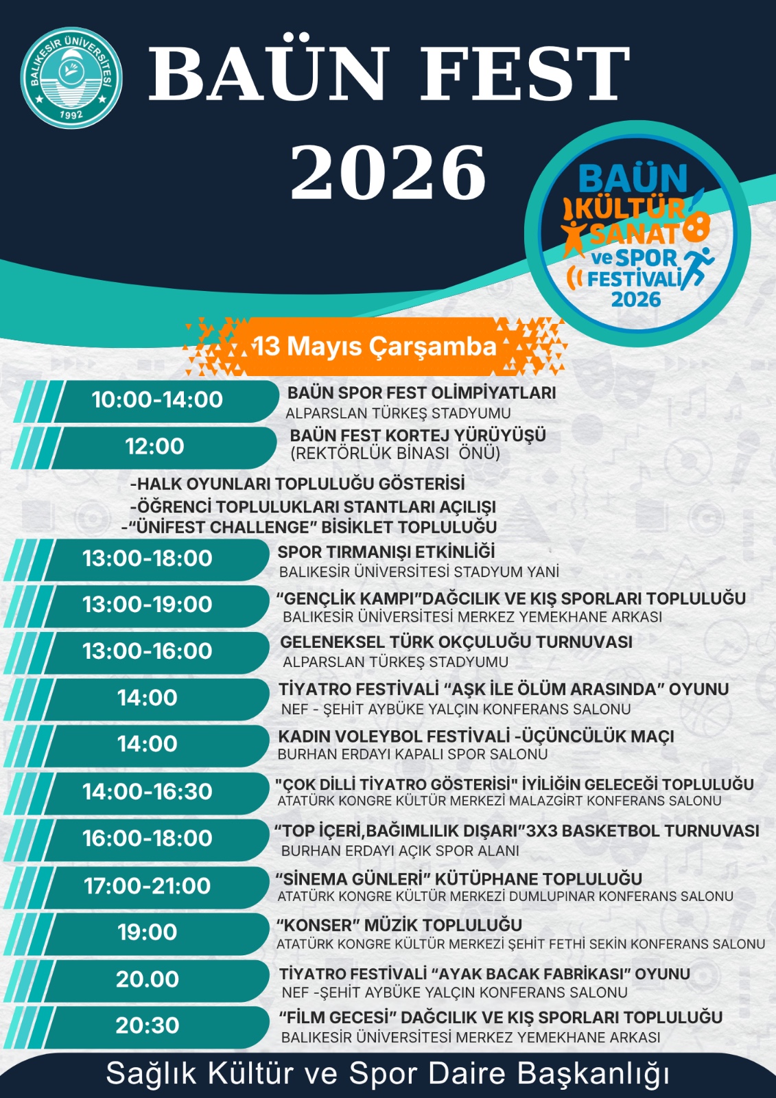 BAÜN FEST GENÇLİK KÜLTÜR SANAT VE SPOR FESTİVALİ 3