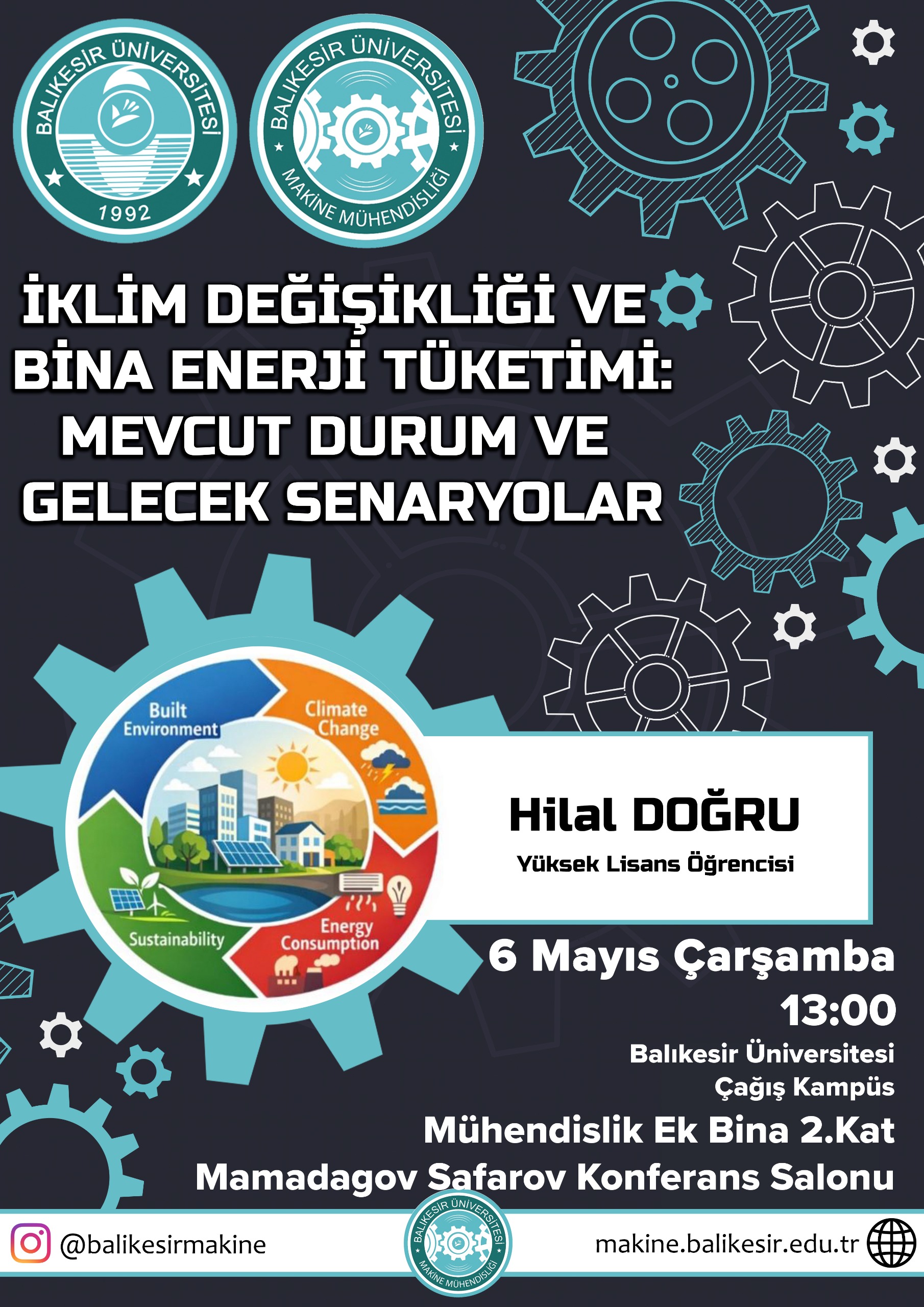 İklim Değişikliği ve Bina Enerji Tüketimi: Mevcut Durum ve Gelecek Senaryolar Semineri 1