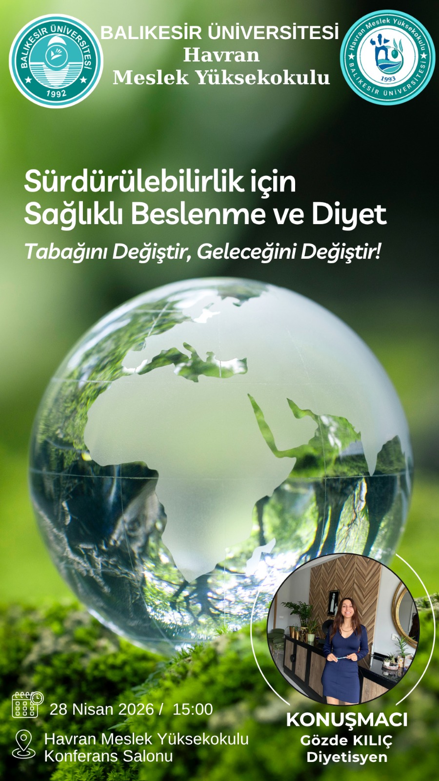 Sürdürülebilirlik İçin Sağlıklı Beslenme ve Diyet