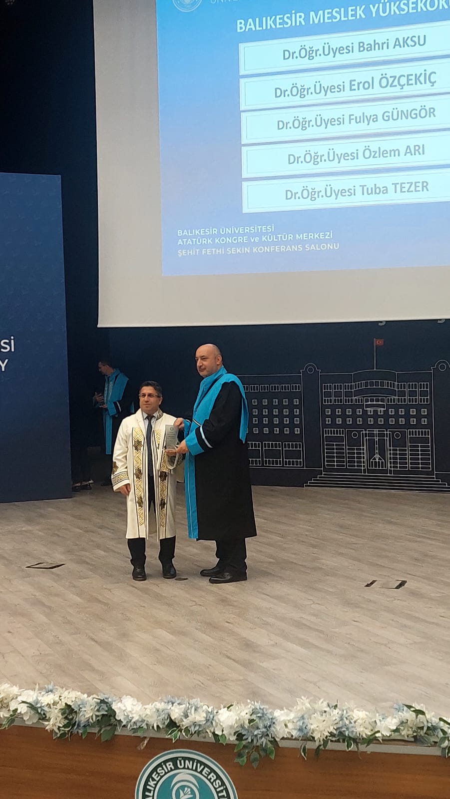 5 Akademisyenimiz Akademik Yükselme Töreninde Doktor Öğretim Üyesi Olarak Plaket Aldılar 5