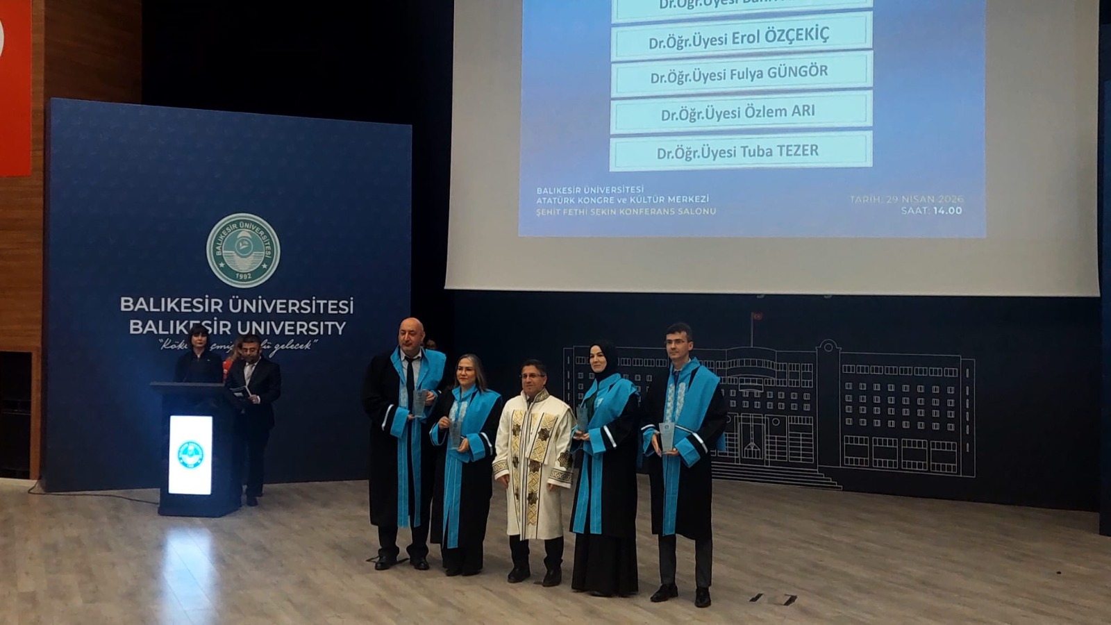 5 Akademisyenimiz Akademik Yükselme Töreninde Doktor Öğretim Üyesi Olarak Plaket Aldılar 1