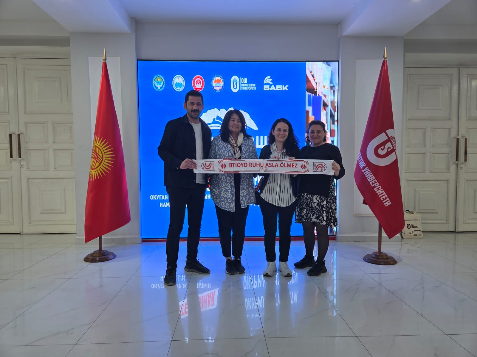 Balıkesir Üniversitesi ile Osh Devlet Üniversitesi Arasında Akademik İş Birliği Ziyareti Gerçekleştirildi
