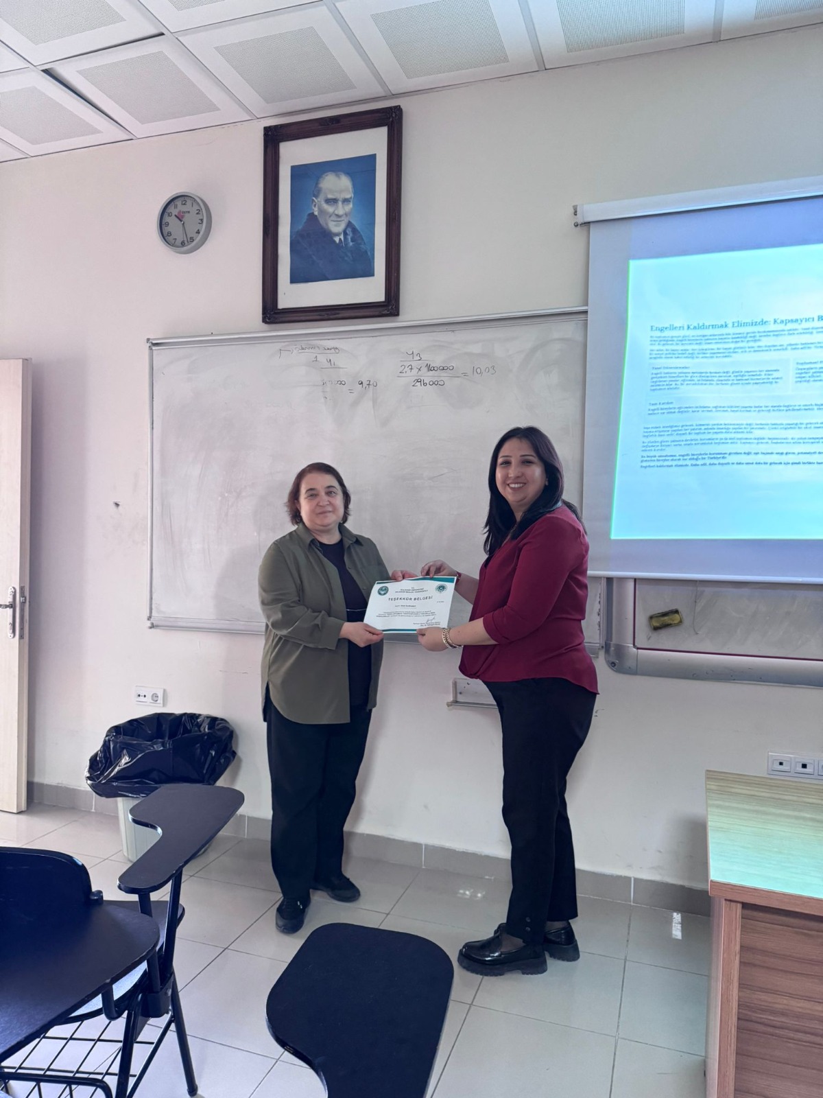“Engelleri Aşmak” Konulu Konferans Gerçekleştirildi