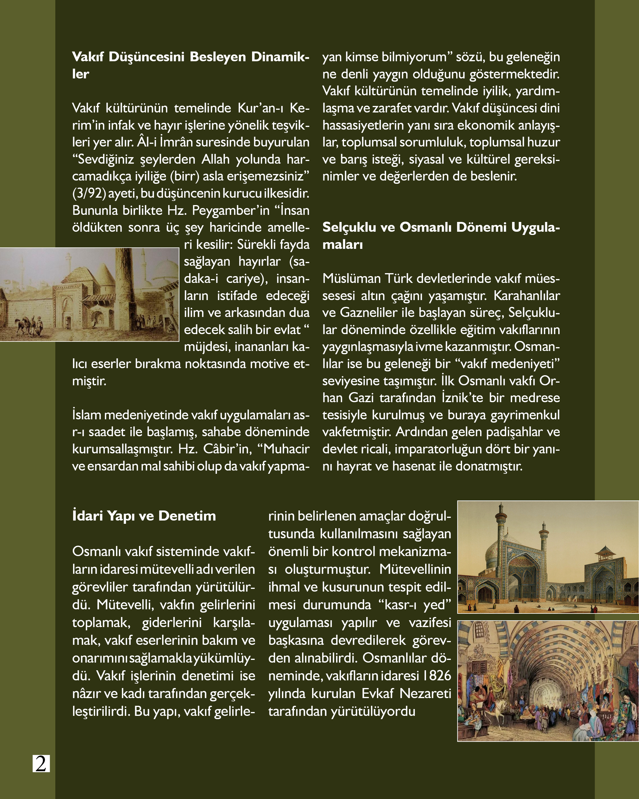 Akademisyenlerimizden; “İslam Medeniyetinde Vakıf Müessesesi Tarihi, Hukuki ve Sosyal Temelleri" Doç. Dr. Mustafa Polat / Balıkesir Üniversitesi İlahiyat Fakültesi İslam Tarihi ve Sanatları Bölüm Başkanı 3