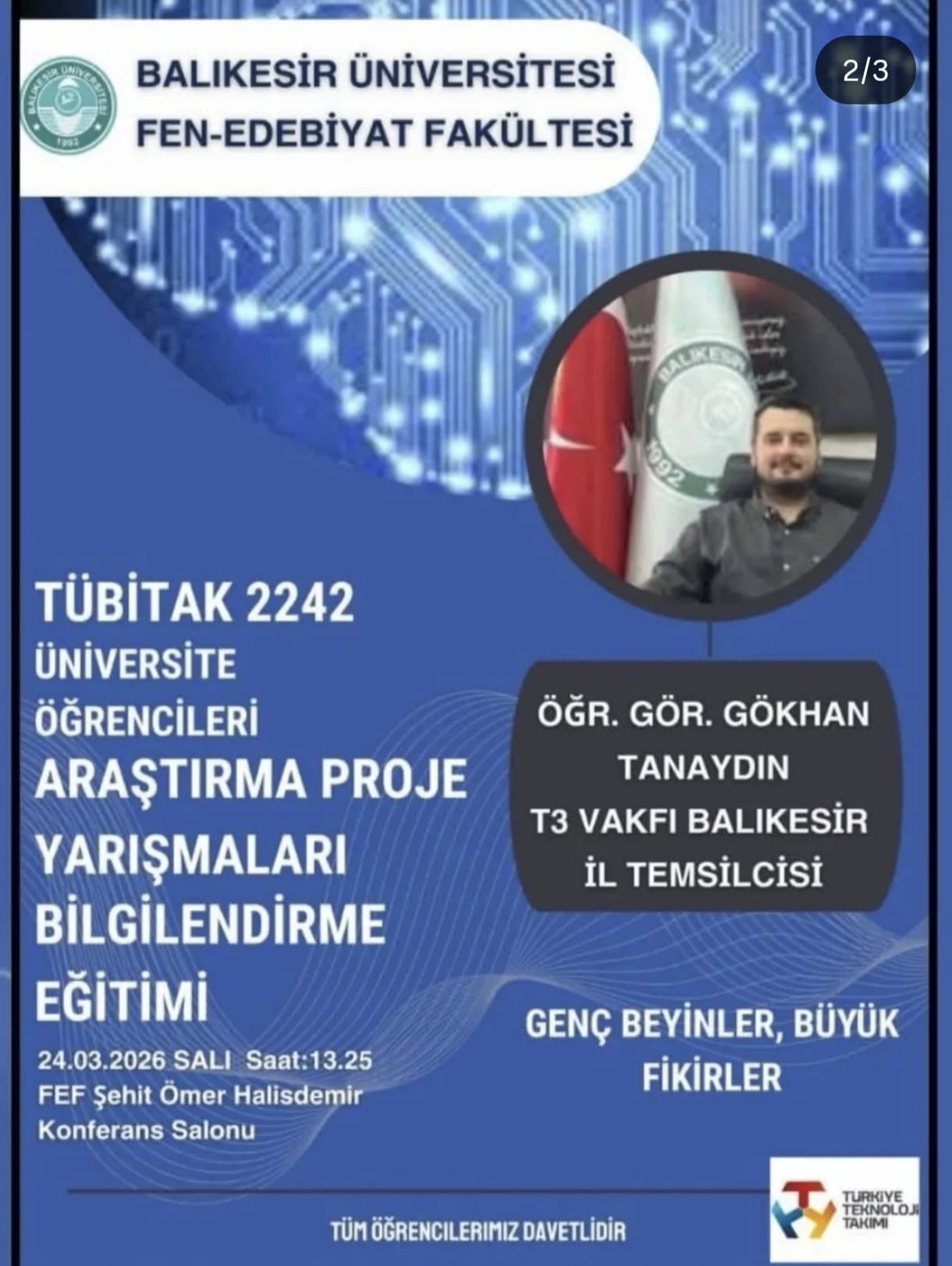 Araştırma Proje Yarışmaları Bilgilendirme Eğitimi