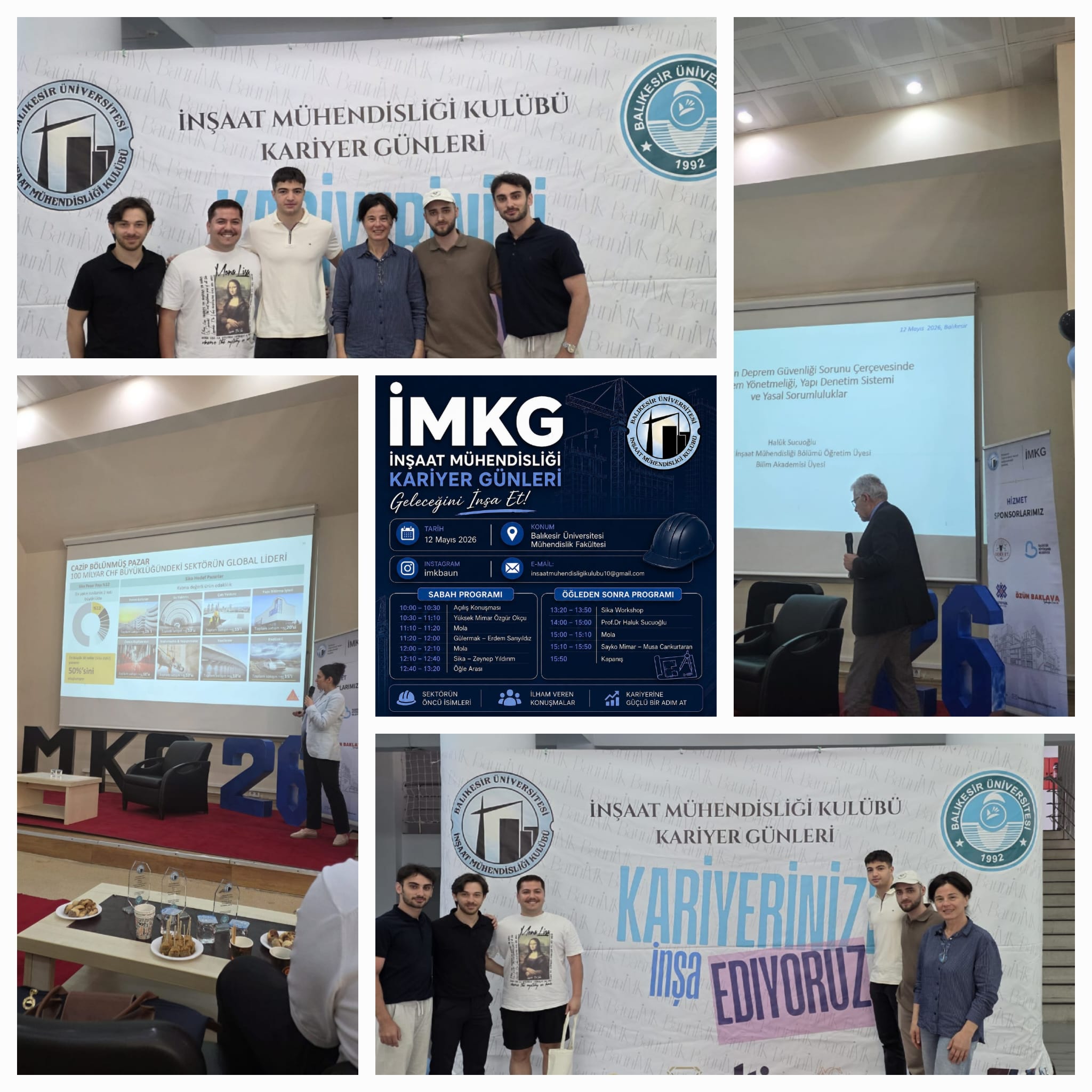 İnşaat Mühendisliği Kariyer Günleri ne Katıldık