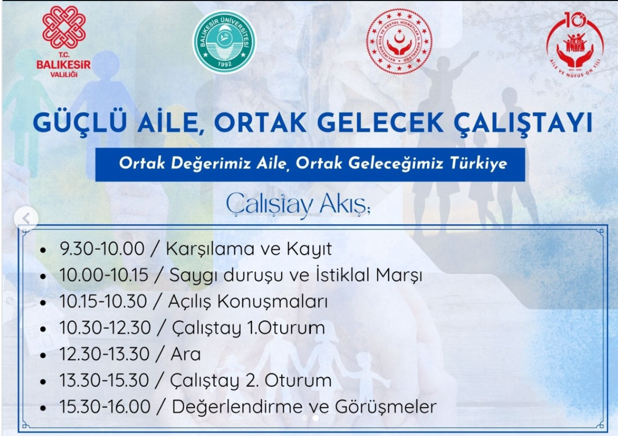 Güçlü Aile, Ortak Gelecek Çalıştayı 2