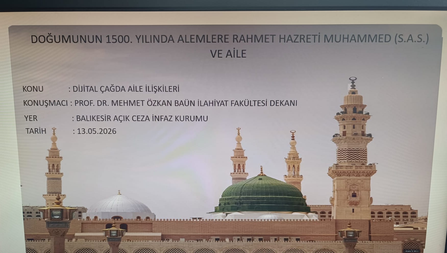 Dijital Çağda Aile İlişkileri Adlı Konferans Gerçekleştirildi 3