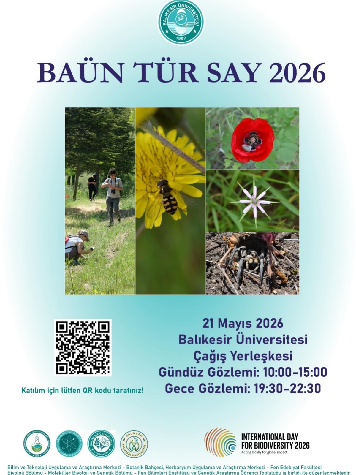 Botanik Bahçemizi de Kapsayan BAÜN TÜRSAY 2026 Etkinliği Düzenleniyor