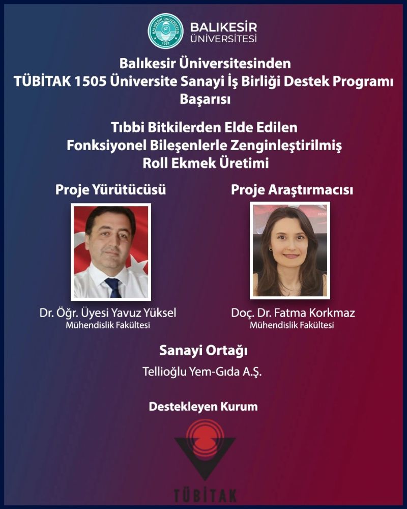 TÜBİTAK 1505 Projesi Başarısı