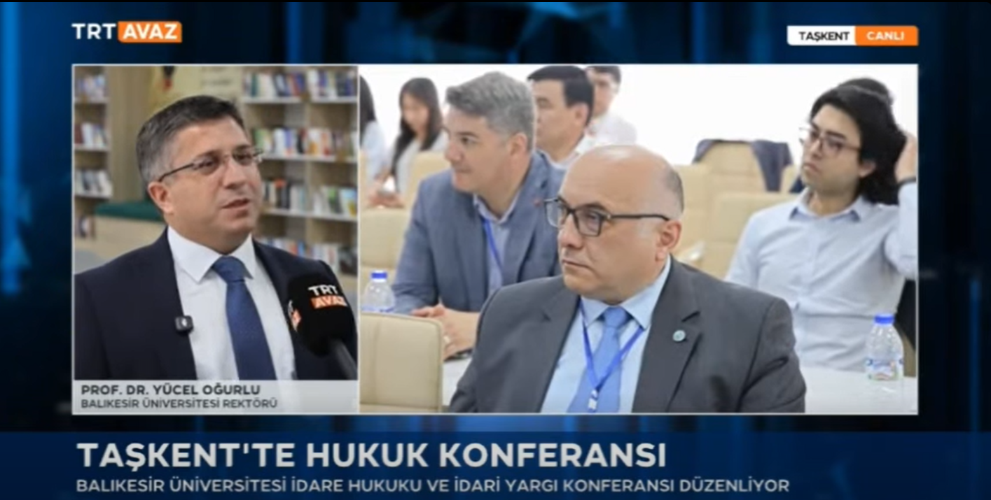 Rektör Oğurlu TRT Avaz Yayınına Konuk Olarak, ISALAJ 2026 Sempozyumu Hakkında Demeç Verdi
