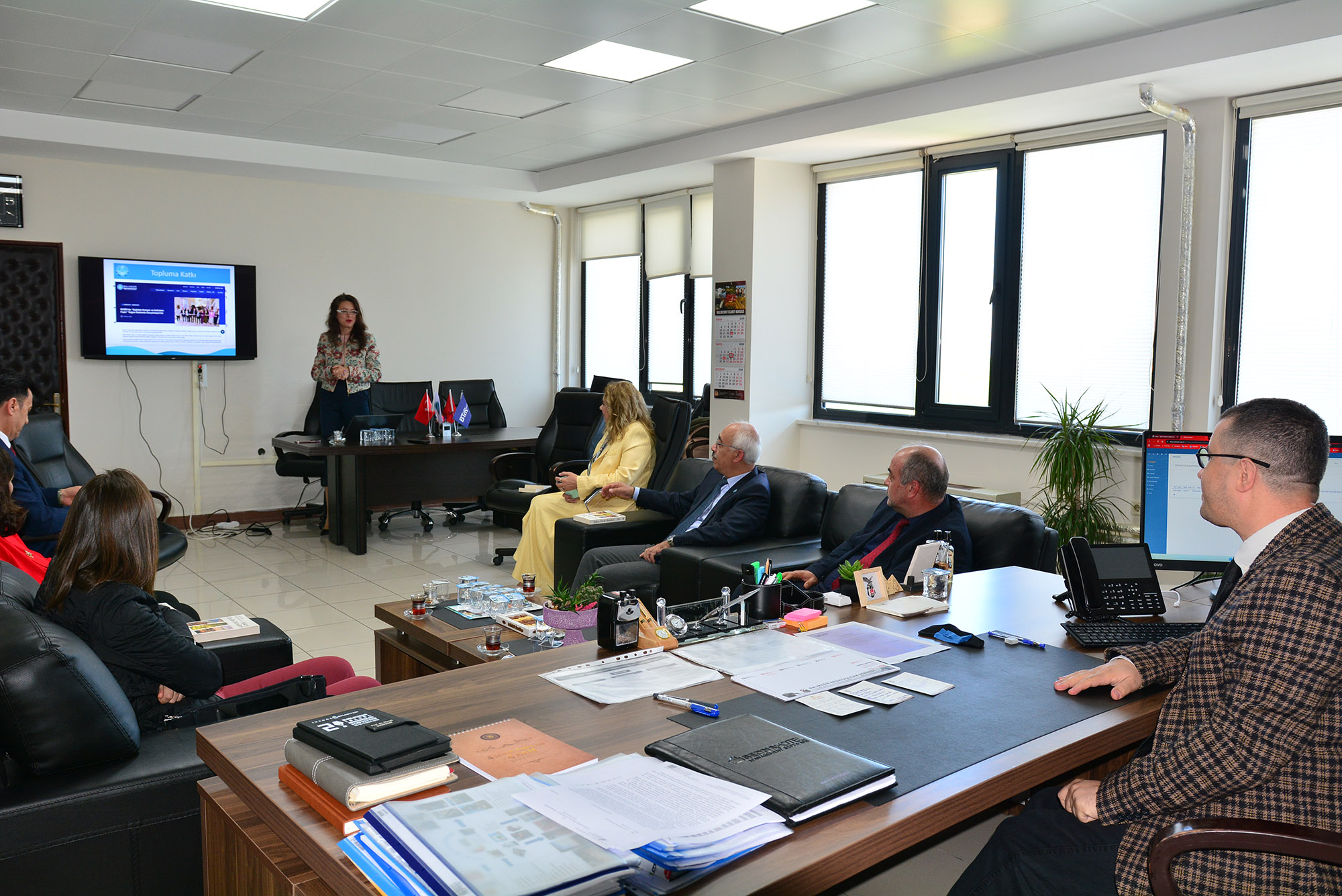 Meslek Yüksekokulları İçin Akran Değerlendirme Toplantısı: Trakya Üniversiteler Birliği Heyeti BAÜN’de 3