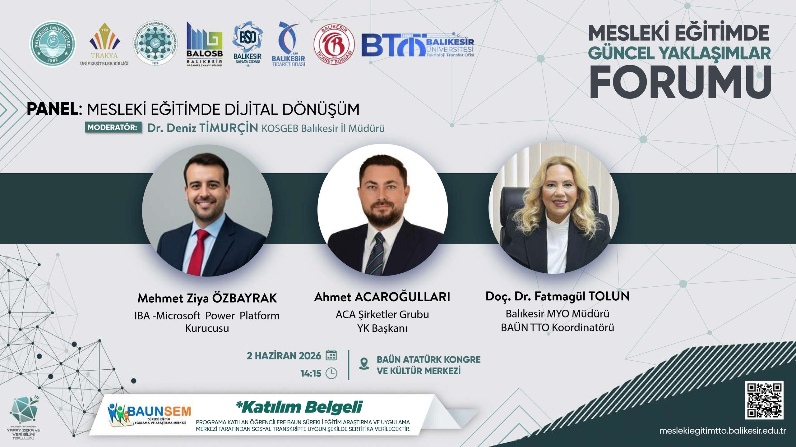 ''Mesleki Eğitimde Güncel Yaklaşımlar Forumu'' Duyurusu 6
