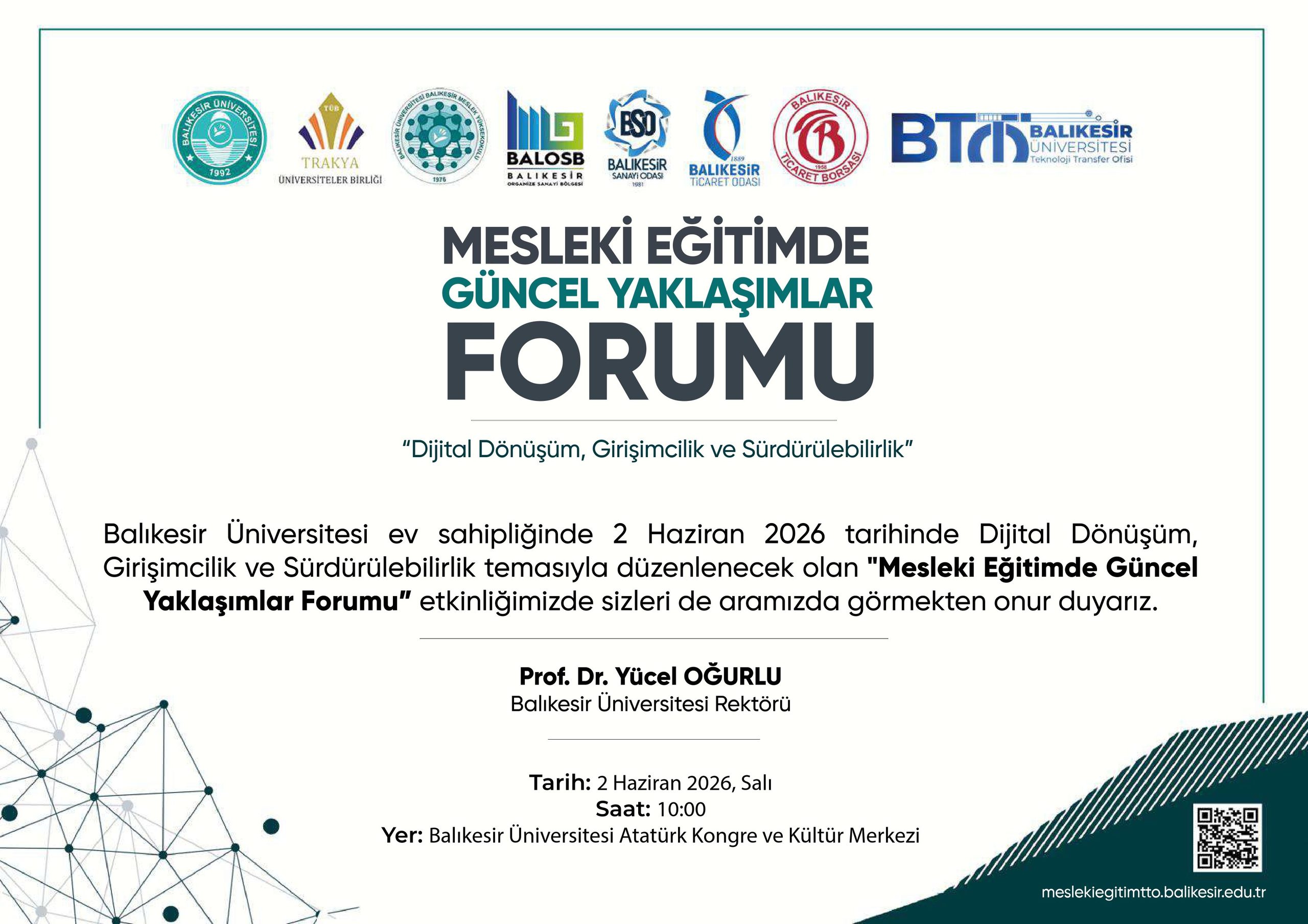 ''Mesleki Eğitimde Güncel Yaklaşımlar Forumu'' Duyurusu 3