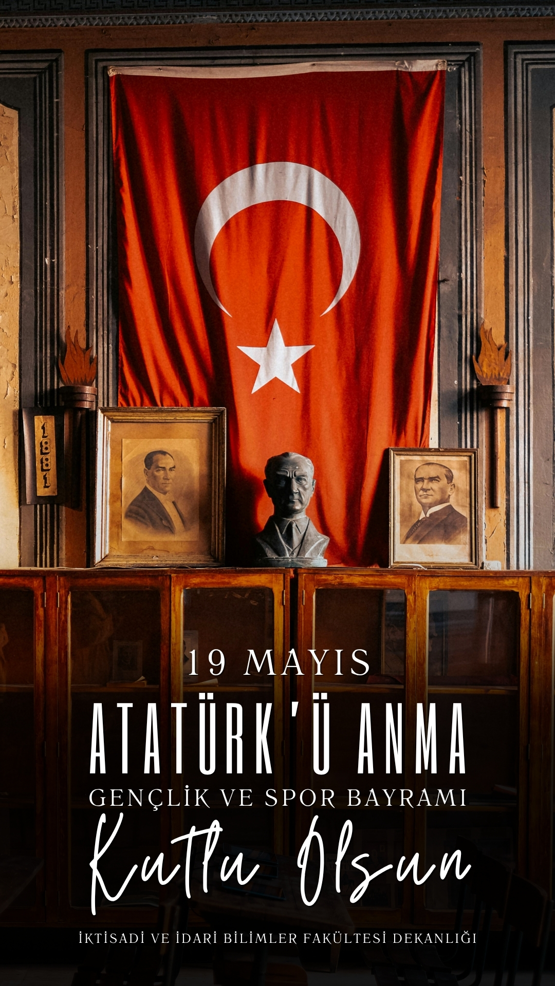 Dekanımız Prof. Dr. Suat Kara’nın 19 Mayıs Atatürk’ü Anma, Gençlik ve Spor Bayramı Mesajı