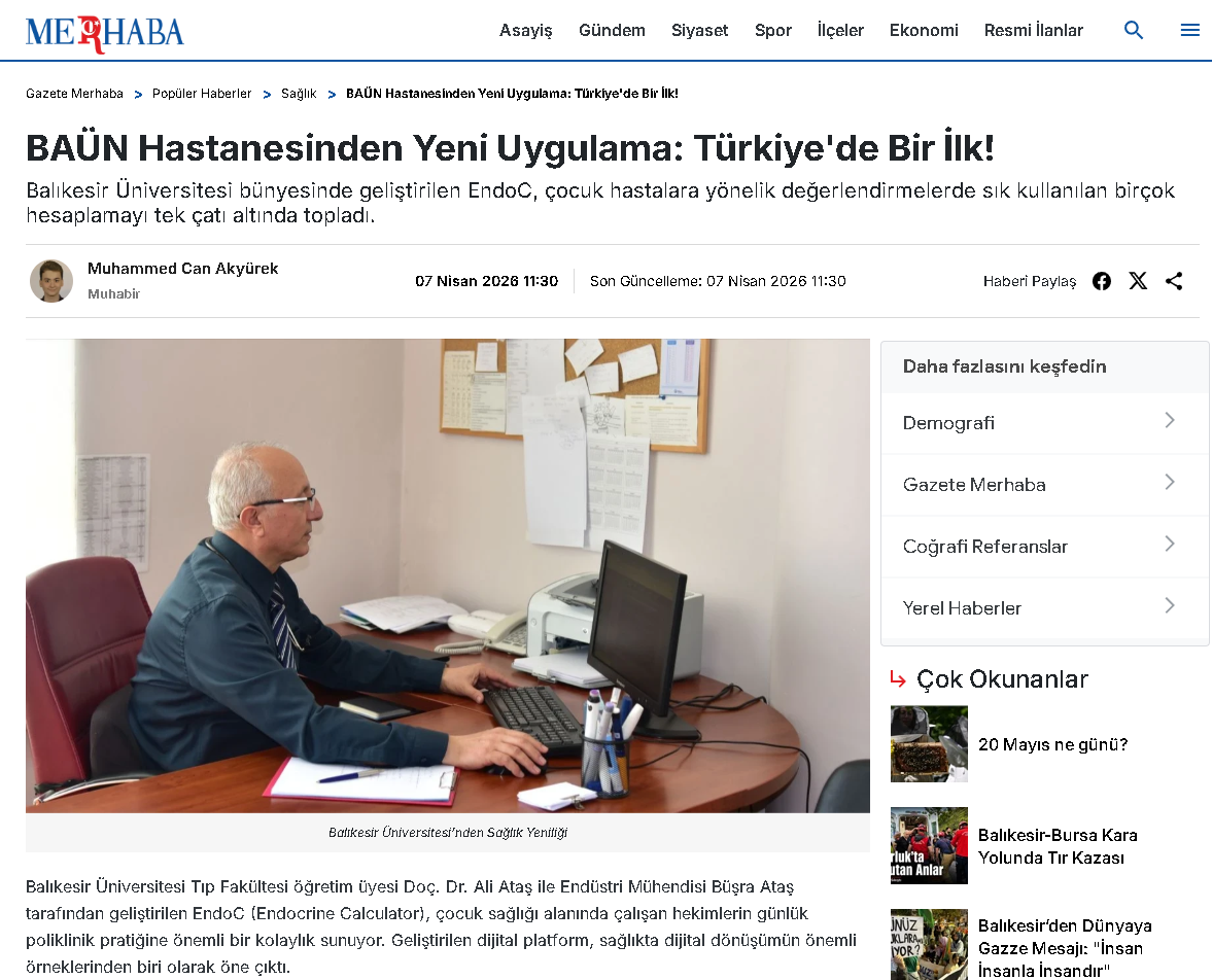 BAÜN Hastanesinden Yeni Uygulama: Türkiye'de Bir İlk!