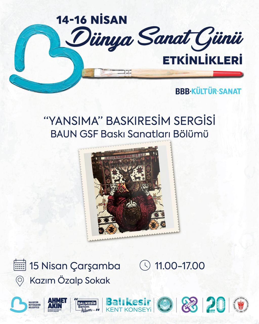 15 Nisan Dünya Sanat Günü Etkinlikleri